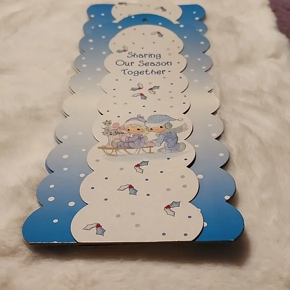 PRECIOUS MOMENTS  SHARING OUR SEASON TOGETHER 1997. - Picture 2 of 5